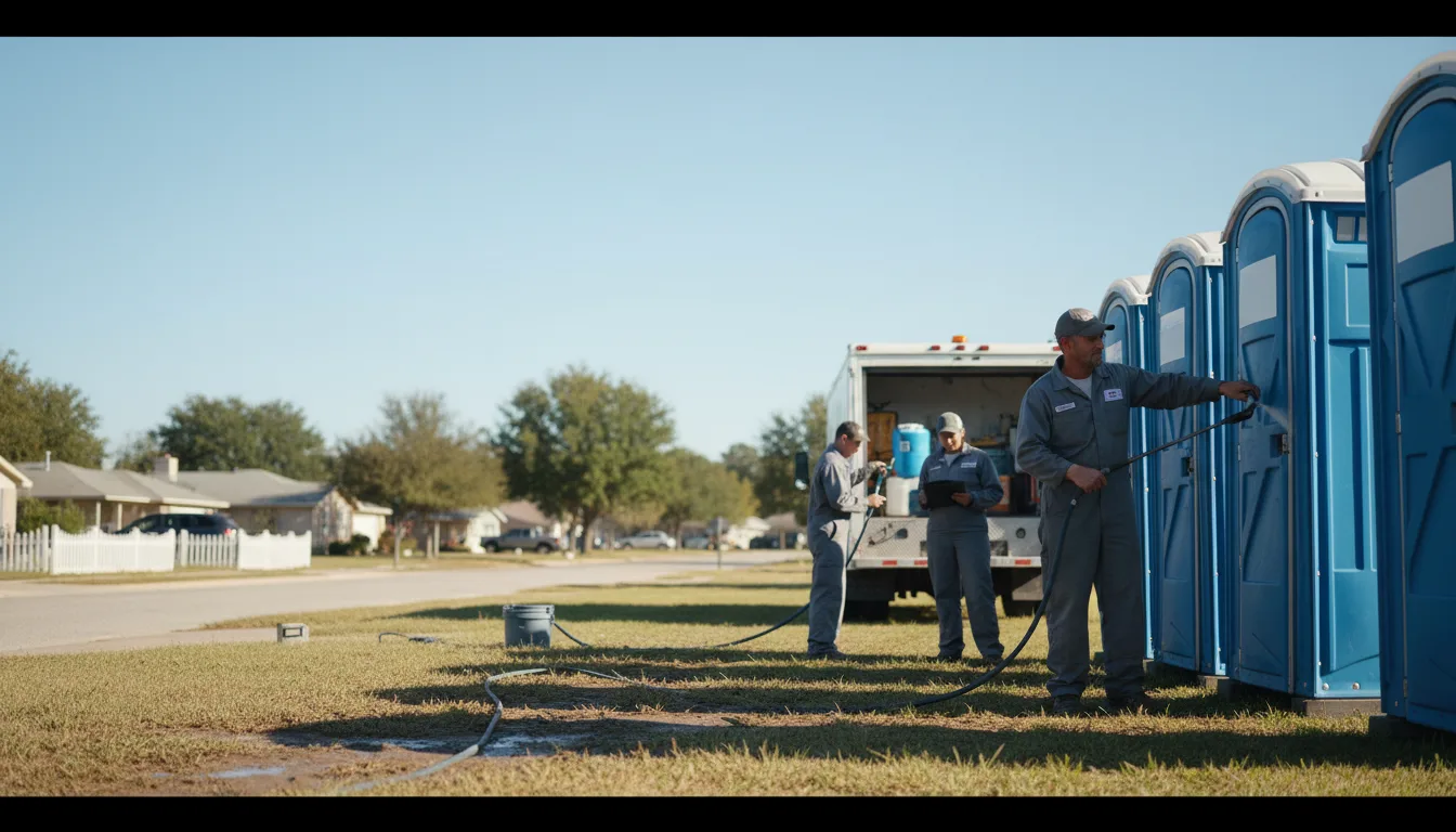 Long-Term Portable Toilet Rental in Waelder, TX near me